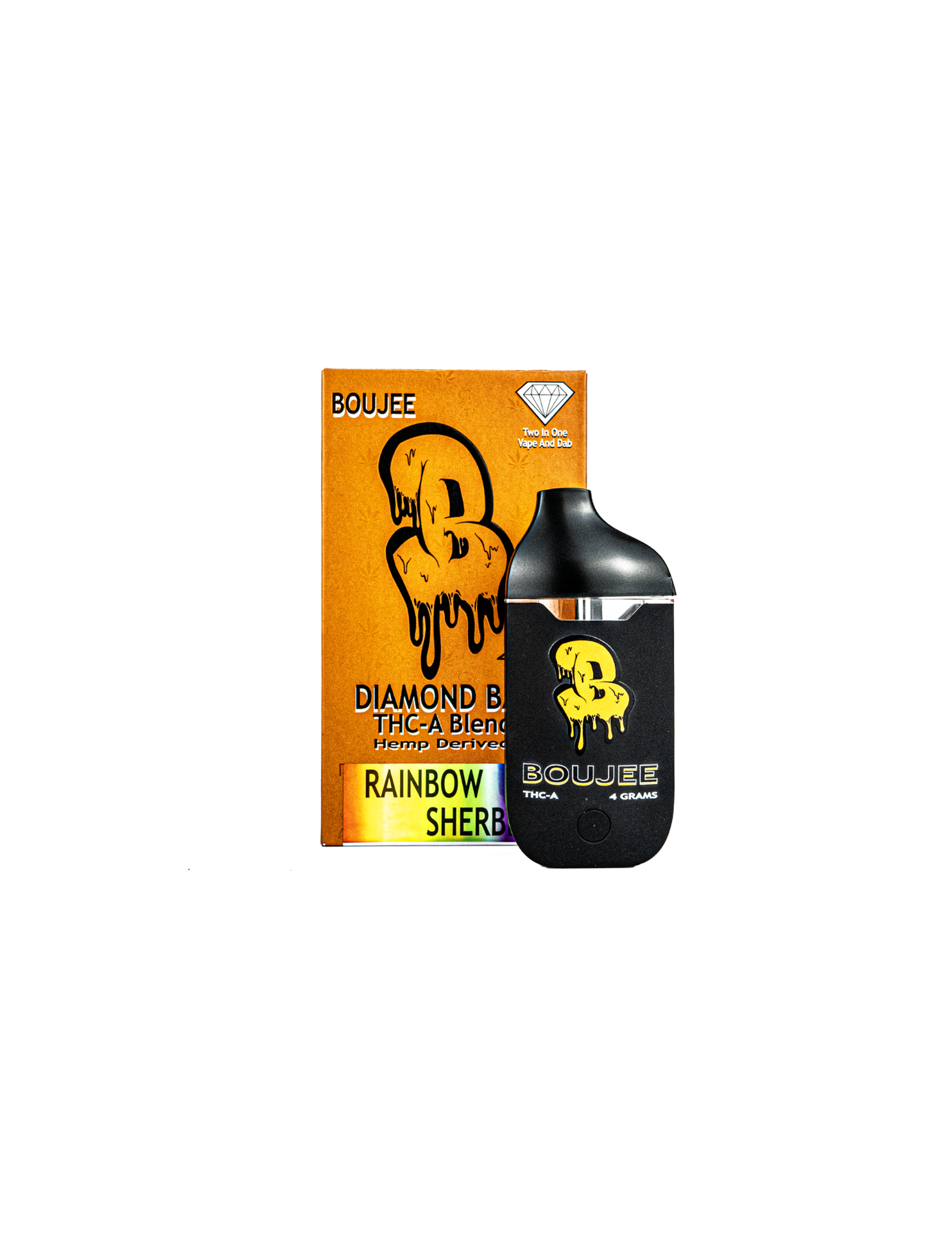 Boujee Diamondbar 4Ml Disposable Vape / Rainbow Sherbet